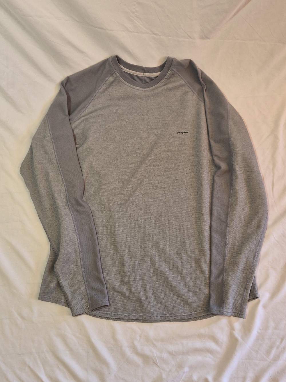 Patagonia Gray Long-Sleeve Performance Crew